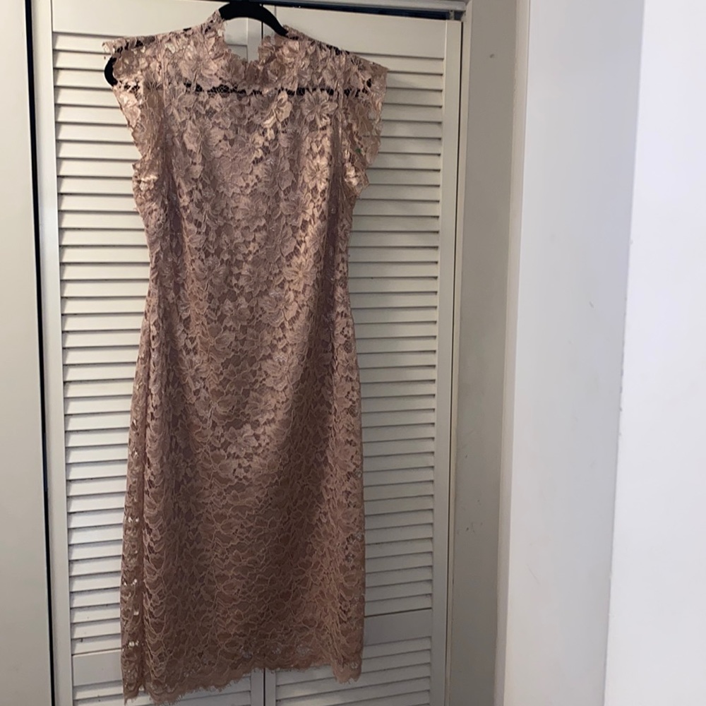 🌹Stunning midi lace  pastel pink dress🌹